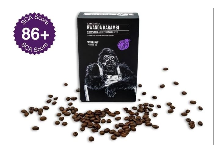 Rwanda Grade-1 Öğütülmüş Kahve (Öğütülmüş, 1000gr) - Noir Pit Coffee