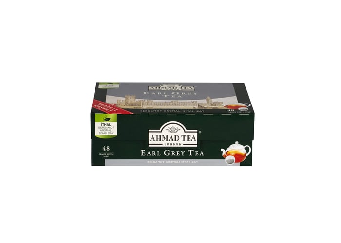 Earl Grey Demlik Poşet Çay (48 adet) - Ahmad Tea