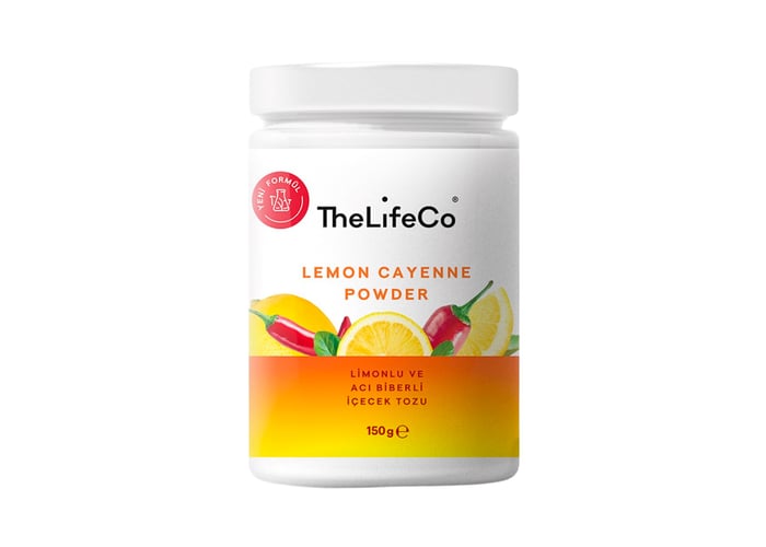 Limonlu Acı Biberli İçecek Tozu (150gr) - Thelifeco