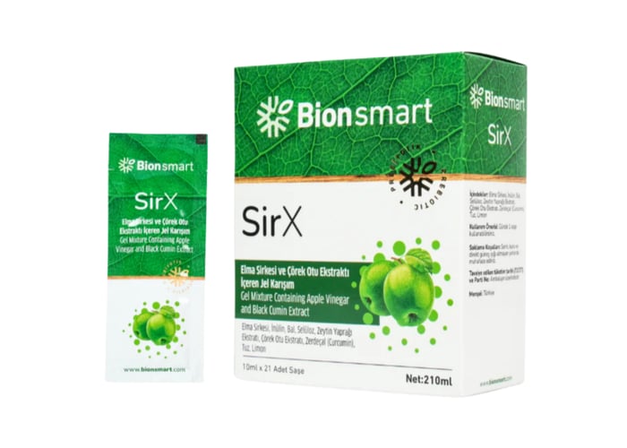 Bionsmart SirX Prebiyotik Jel Elma Sirkesi (210ml)