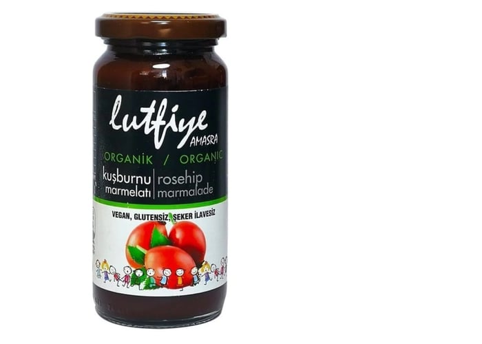 Organik Kuşburnu Marmelatı (280gr) - Lütfiye Organik