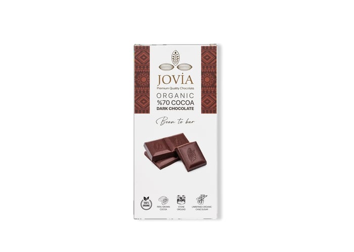 Organik %70 Bitter Çikolata (85gr) - Jovia