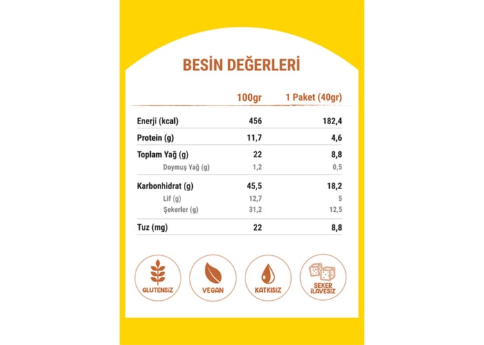 Hindistan Cevizli Yer Fıstığı Barı (40gr) - Muni