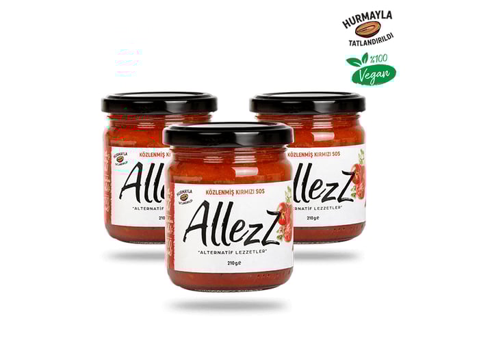 Közlenmiş Kırmızı Sos (3 Adet x 210gr) - Allezz