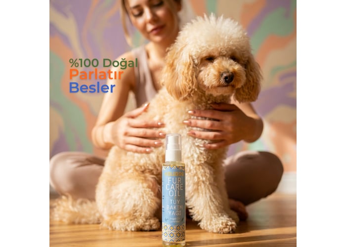 Doğal Köpek ve Kedi Tüy Bakım Yağı (Lavanta Kokulu, 50ml) - Holidog