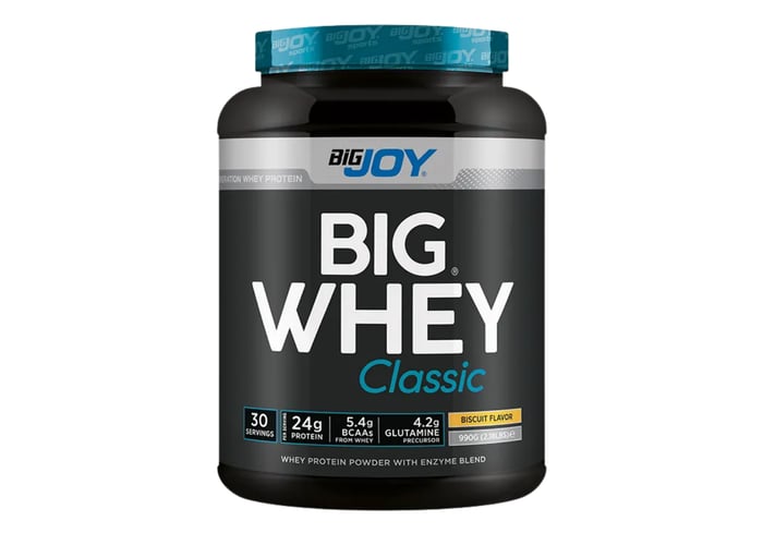 Bigwhey Whey Protein Classic Bisküvi (30 Servis, 990gr) - Bigjoy