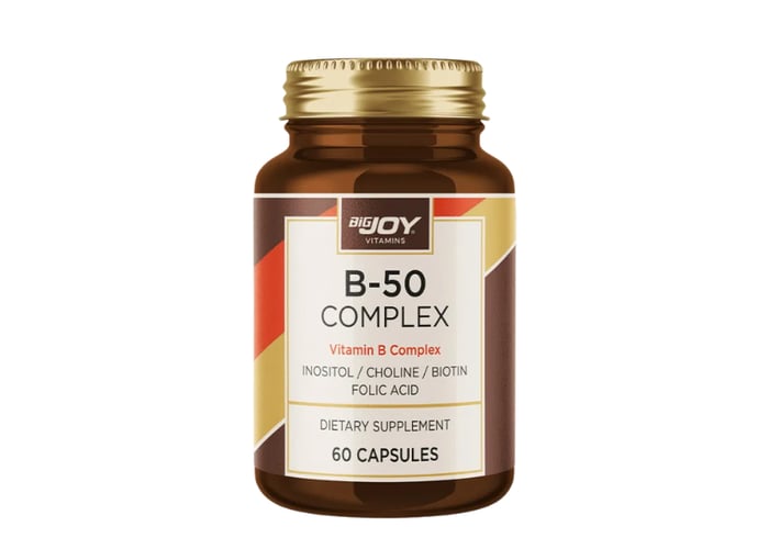 Vitamins B-50 Complex (60 kapsül) - Bigjoy