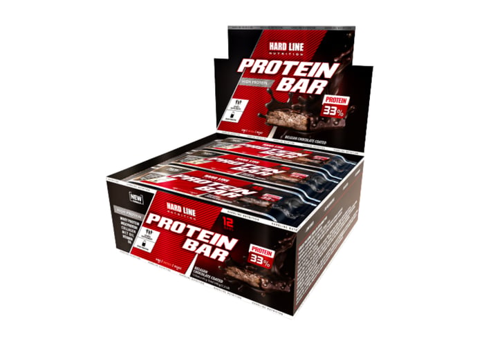 Çikolatalı Protein Bar (45gr x 12 adet) - Hardline