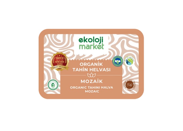 Organik Mozaik Tahin Helvası (200gr) - Ekoloji Market
