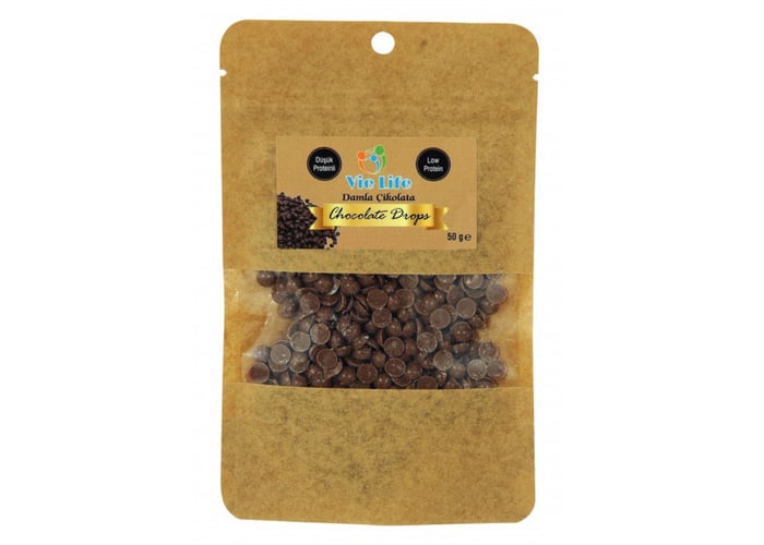 Proteini Azaltılmış Damla Çikolata (50gr) - Vie Life