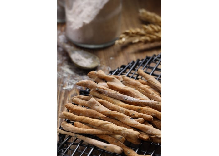 Organik Tam Buğday Çörek Otlu Kraker (200gr) - Eski maya