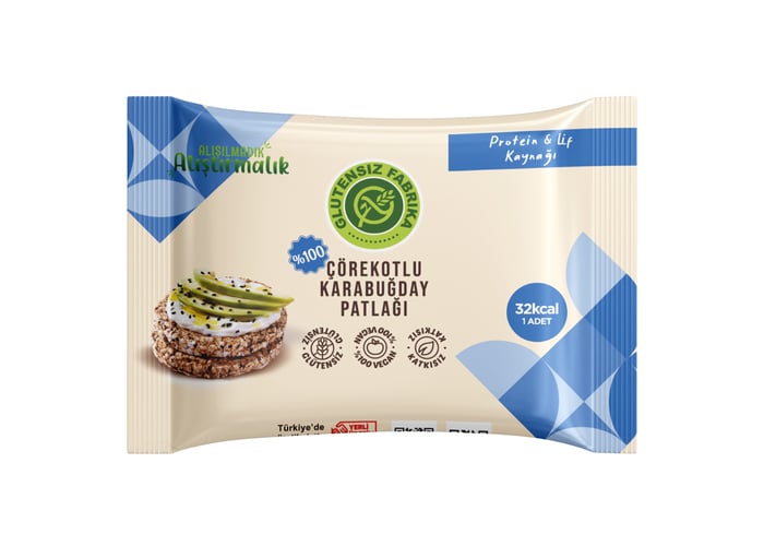 Çörekotlu Karabuğday Patlağı (24gr) - Glutensiz Fabrika