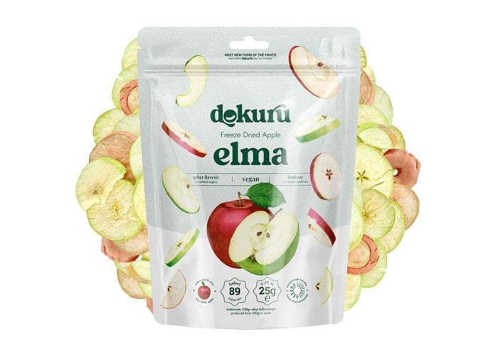Dondurularak Kurutulmuş Elma (25gr) - Dokuru
