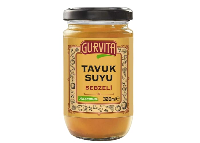 Tavuk Suyu Sebzeli (320ml) - Gurvita