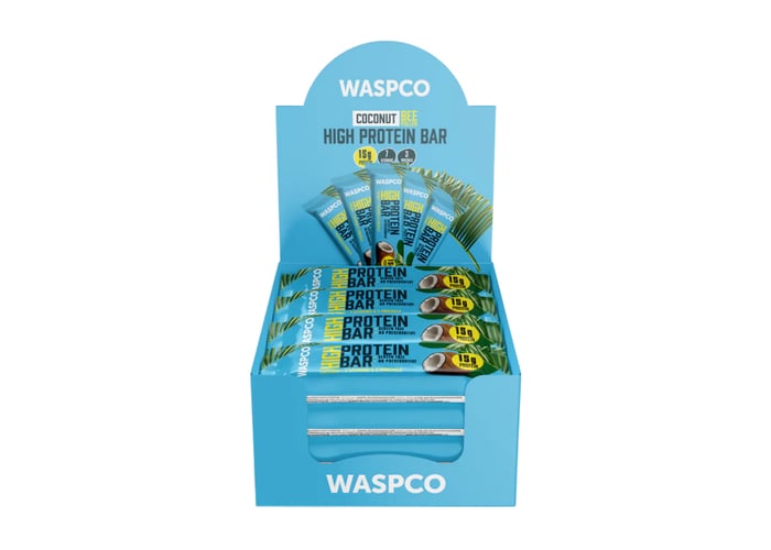 Hindistan Cevizli Yüksek Protein Bar (12 adet x 50gr) - Waspco