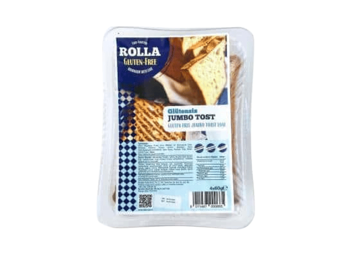 Jumbo Tost Ekmeği (Glutensiz, 4 x 60gr) - Rolla