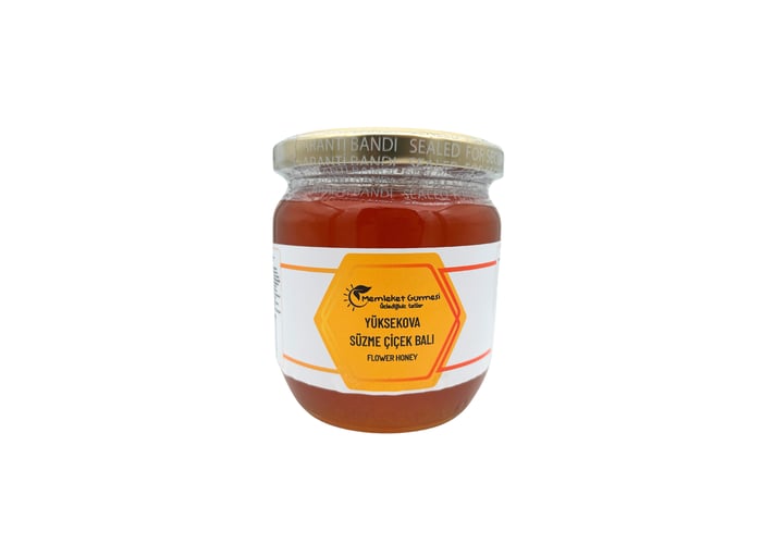 Süzme Çiçek Balı (Yüksekova Yöresi, 500gr) - Memleket Gurmesi