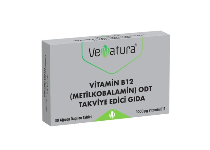B12 Metilkobalamin ODT Takviye Edici Gıda (30 tablet) - Venatura