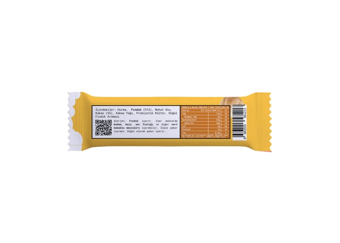 Fındıklı & Kakaolu Probiyotik Bar (35gr) - Fropie