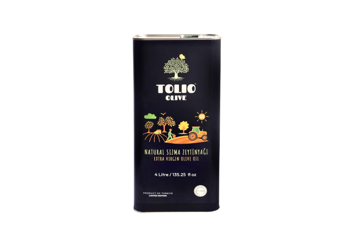 Tolio Farm Soğuk Sıkım Natural Sızma Zeytinyağı (4lt)
