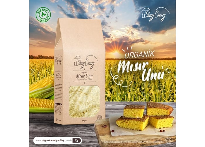Organik Mısır Unu (500gr) - Windy Valley