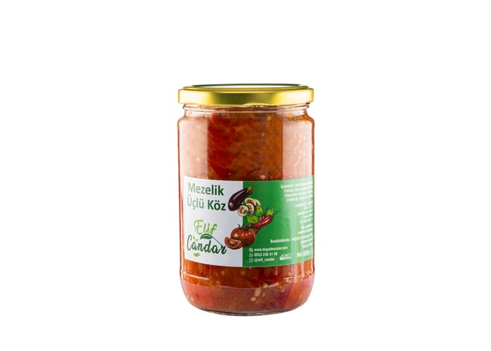 Patlıcanlı Mezelik Sos (600 gr) - Elif Candar
