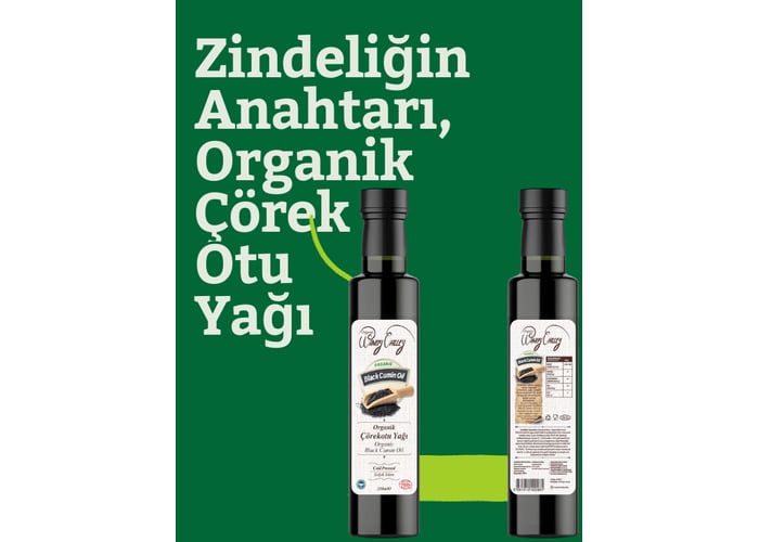 Organik Çörekotu Yağı (Soğuk Sıkım, 250ml) - Windy Valley