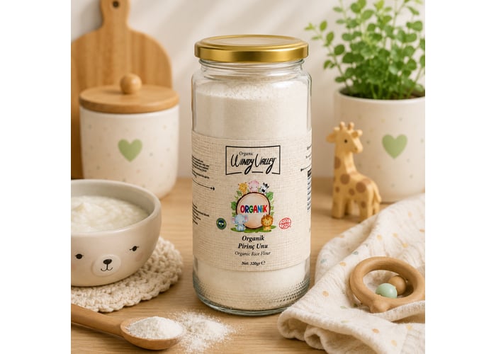 Organik Pirinç Unu (320gr) - Organic Windy Valley
