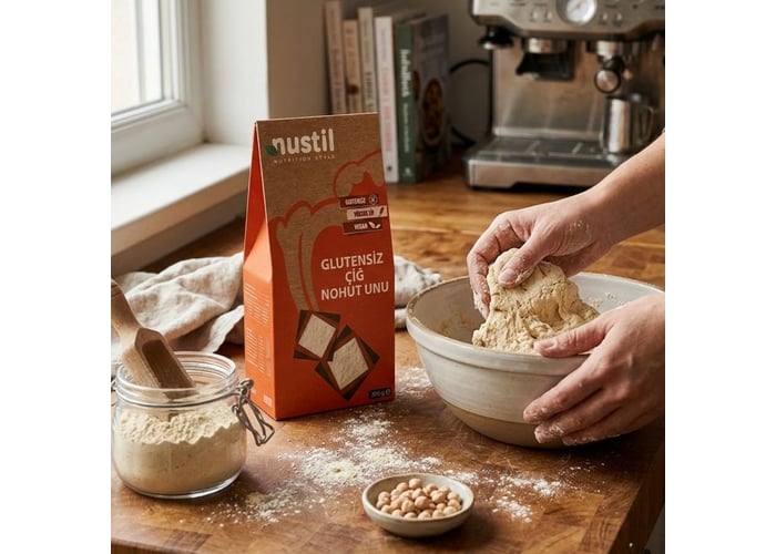 Çiğ Nohut Unu (Glutensiz, 300gr) - Nustil