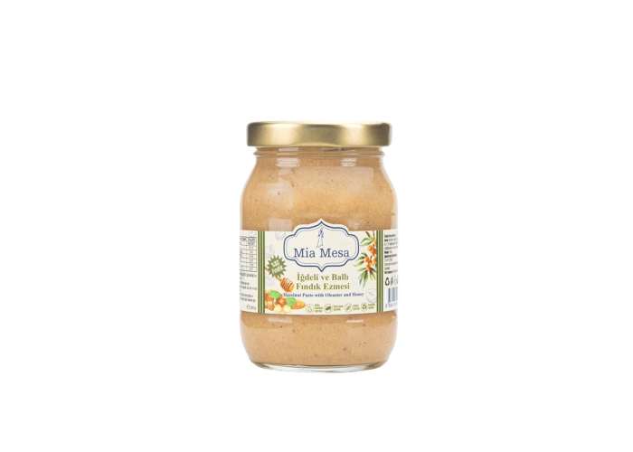 İğdeli ve Ballı Fındık Ezmesi (180gr) - Mia Mesa