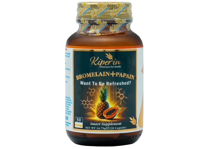 Bromelain+Papain (30 kapsül) - Kiperin