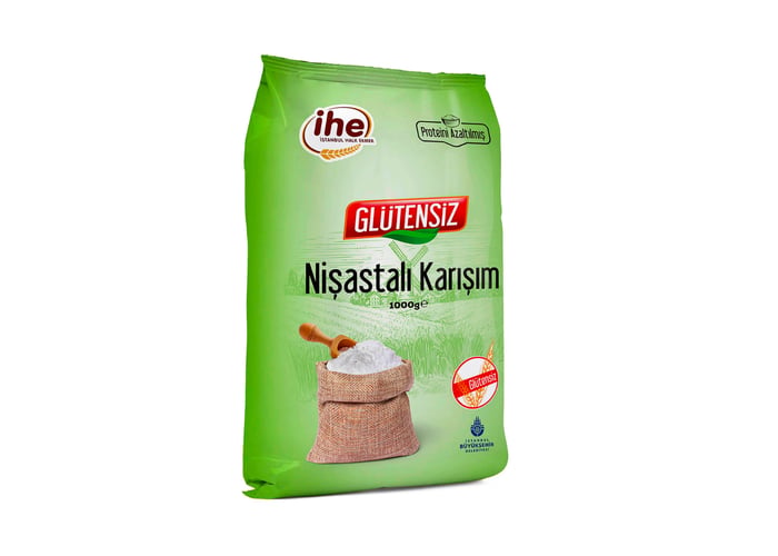 Glutensiz Proteini Azaltılmış Nişastalı Karışım Un (1000gr) - İstanbul Halk Ekmek