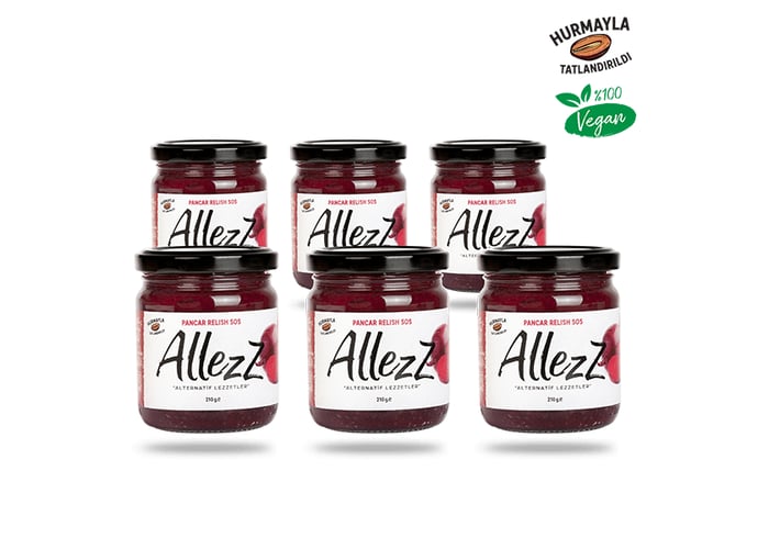 Pancar Relish Sos (6 Adet x 210gr) - Allezz