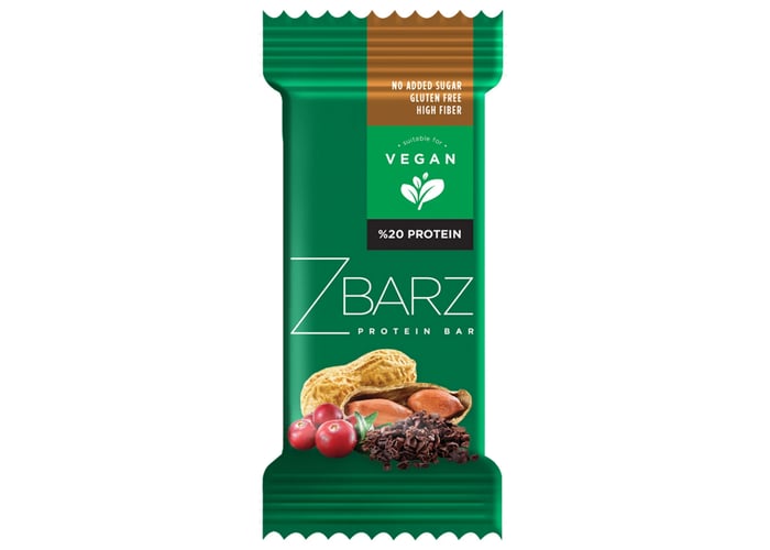 Vegan Yer Fıstıklı Proteinli Meyve Barı (35gr) - Zbarz