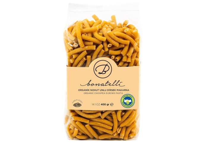 Organik Nohut Unlu Dirsek Makarna (400gr) - Bonatelli