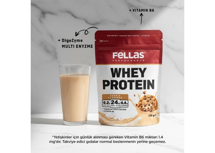 Kurabiye Aromalı Whey Protein Tozu (175gr) - Fellas