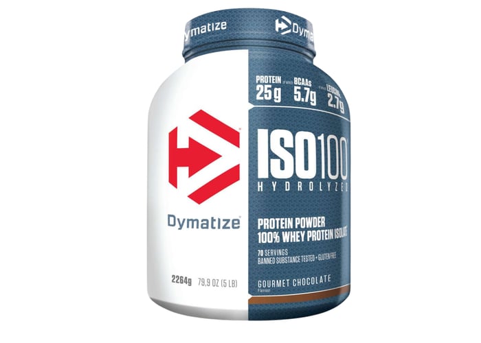 Iso100 Gourmet Whey Protein Isolate Chocolate (2264gr) - Dymatize