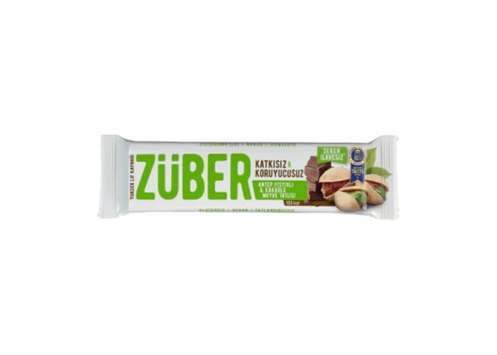Antep Fıstıklı Kakaolu Meyve Bar (40gr) - Züber