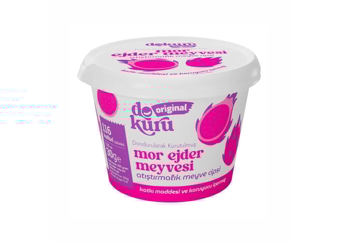 Dondurularak Kurutulmuş Mor Ejder Meyvesi (30gr) - Dokuru
