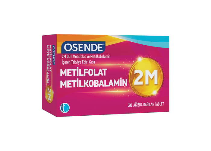 Osende 2M ODT Metilfolat ve Metilkobalamin (30 tablet) - Tab İlaç