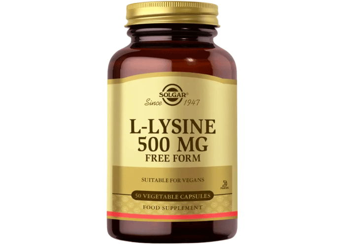 L-Lysine (500mg, 50 kapsül) - Solgar