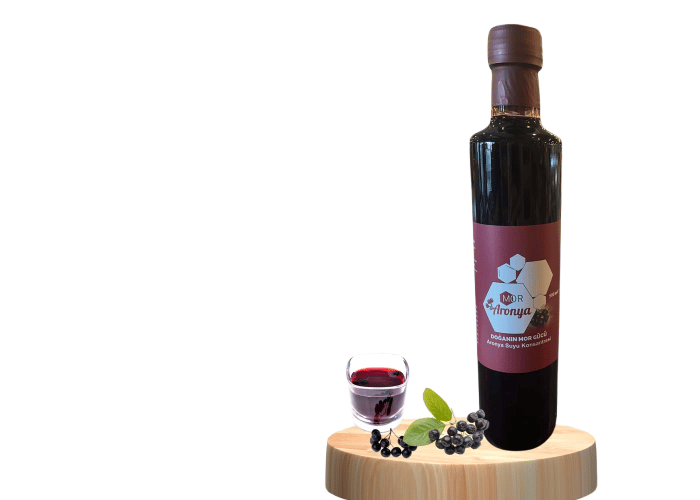 Aronya Suyu Konsantresi (500ml) - Mor Aronya