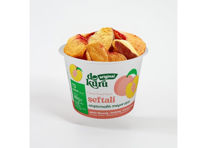 Dondurularak Kurutulmuş Şeftali (20gr) - Dokuru