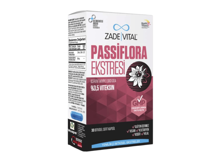 Passiflora Incarnata Ekstresi (30 bitkisel kapsül) - Zade Vital
