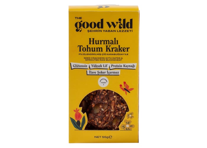 Hurmalı Tohum Kraker (55gr) - The Good Wild
