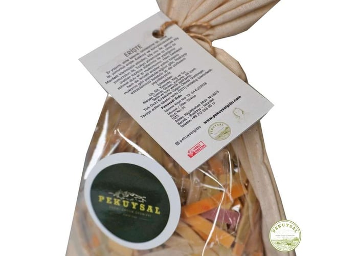 Sebzeli Erişte (500gr) - Pekuysal Doğal Çiftlik