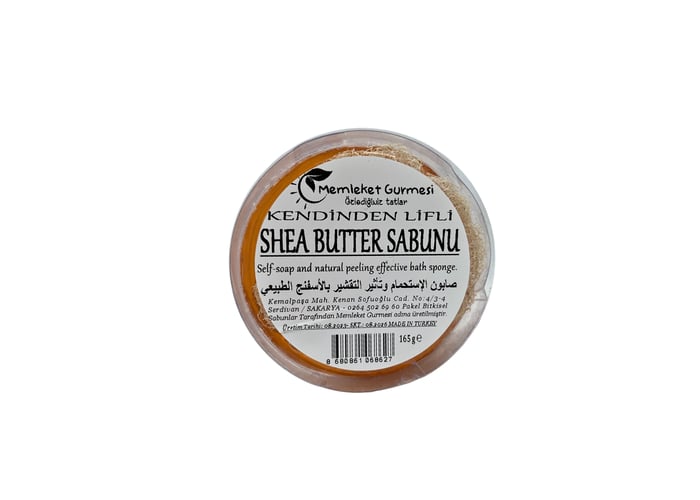 Shea Butter Sabunu (Kendinden Lifli, 165gr) - Memleket Gurmesi