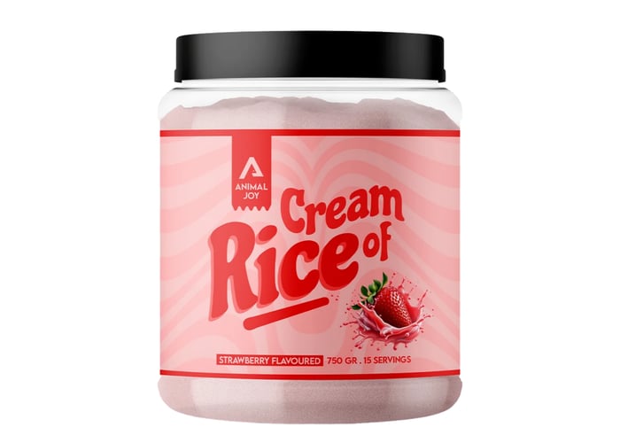 Çilekli Pirinç Unu Kreması (750gr) - Animal Joy