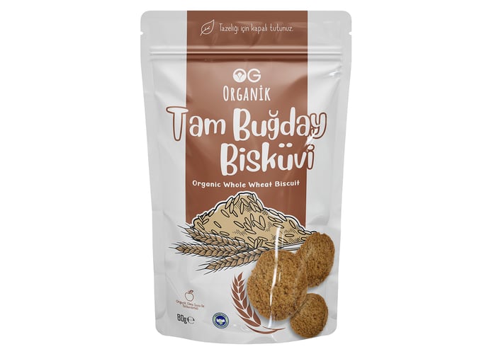 Organik Tam Buğday Bisküvi (80gr) - Og Natural