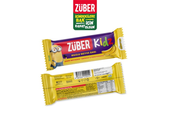 Kidz Muzlu Meyve Bar (25gr) - Züber